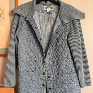 VTG Blue Willi's Quilted Denim Jacket